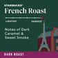 Starbucks Whole Bean Coffee, Dark Roast Coffee, French Roast, 100% Arabica, 1 Bag (18 Oz)
