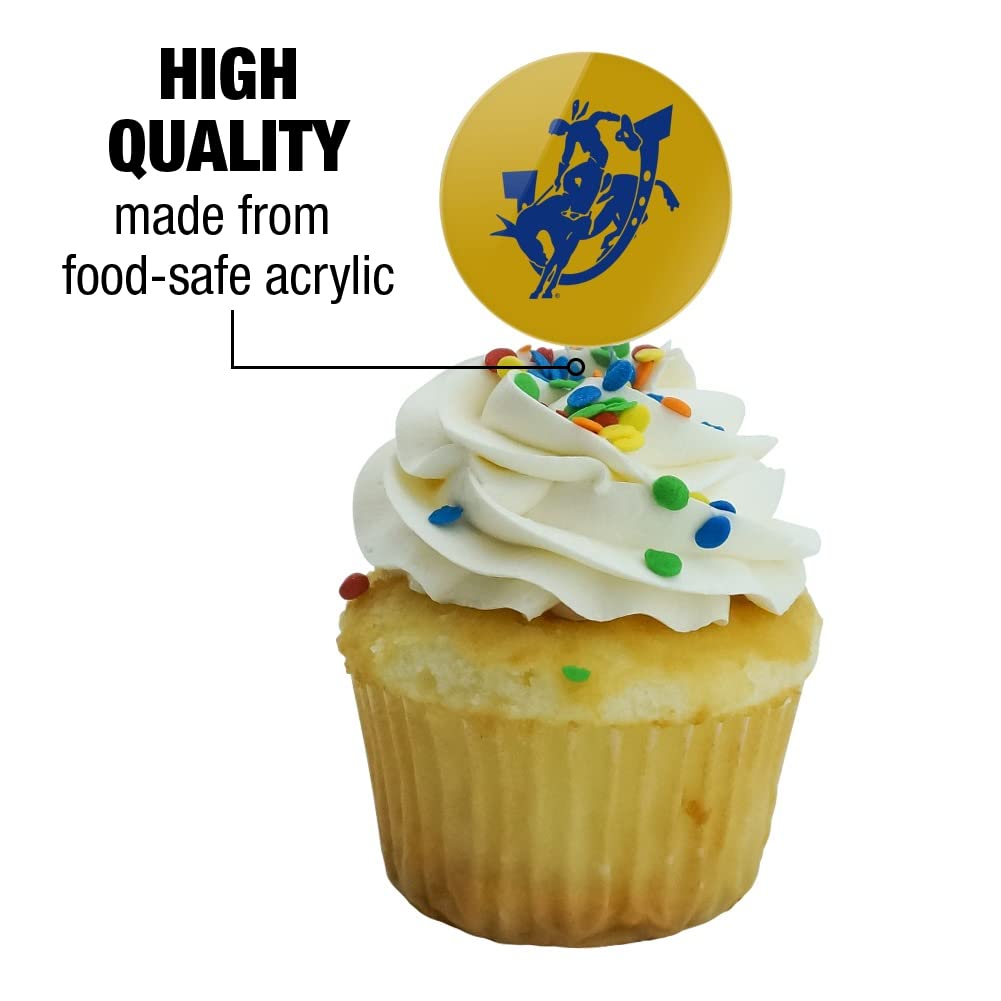 Southern Arkansas University Secondary Logo Cupcake Picks Toppers Decoration Set Of 6
