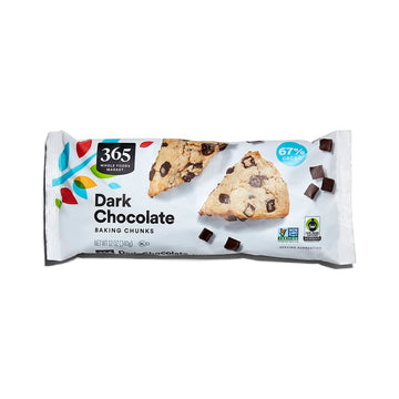 365 by Whole Foods Market  Dark Chocolate Baking Chunks  12 Ounce