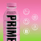 PRIME HYDRATION Sports Drink, Strawberry Watermelon, Electrolyte Enhanced, 250mg BCAAs, 16.9 Fl Oz, Pack of 12