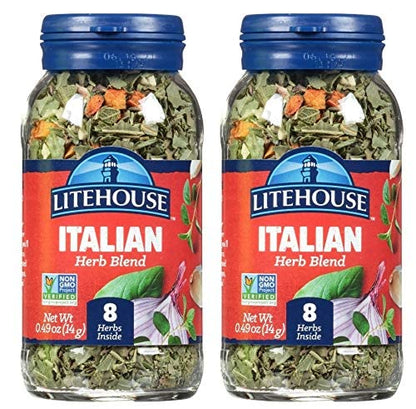 Litehouse Freeze Dried Italian Herb Blend - Italian Spices, Italian Seasoning Herbs, Gluten Free, Vegetarian, Keto, Non-GMO, No 