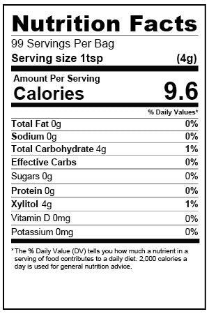 Health Garden Birch Xylitol Confection Sweetener - Non GMO - Kosher - Made in the U.S.A. - Keto Friendly (14 oz)