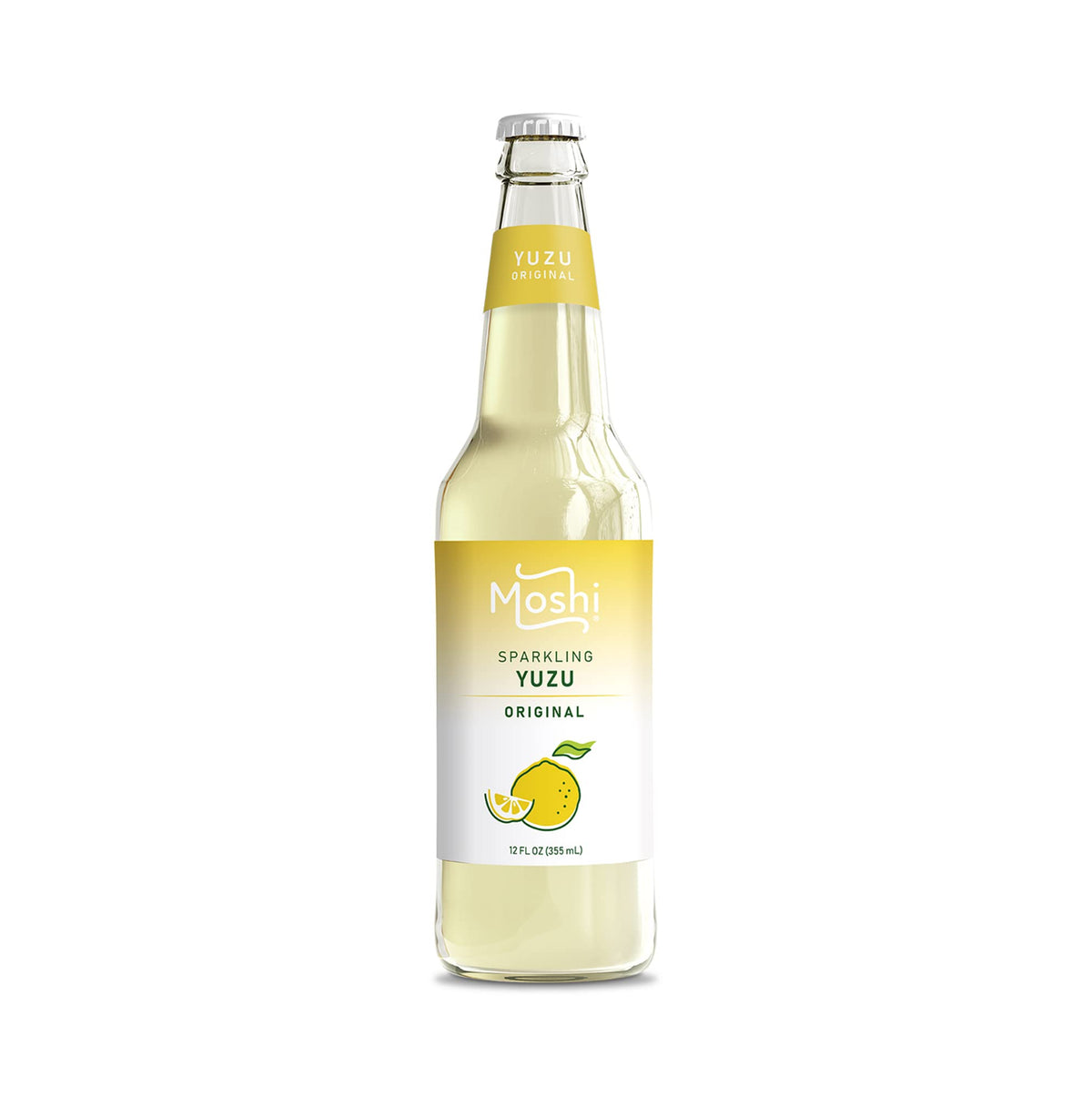 Moshi Sparkling Drinks - Original Yuzu, 12 Fl Oz (Pack of 12), Model 1021230