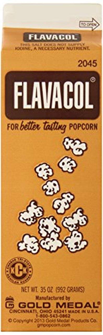 Concession Essentials Flavacol Popcorn Season Salt, 1ct-35oz Carton