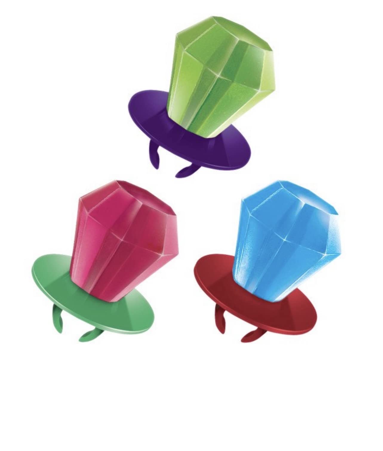 Ring Pop (2 Pack) 10 Pops Total |Individually Wrapped Lollipop Suckers W/Assorted Fruity Flavors - Fun Candy For |Easter Basket