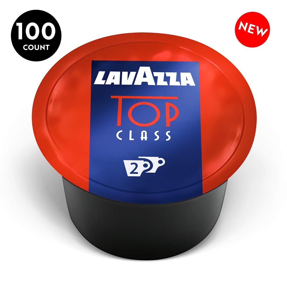 Lavazza Blue Espresso Lungo Top Class Coffee compact pieces, 100 Count, Model I0100197
