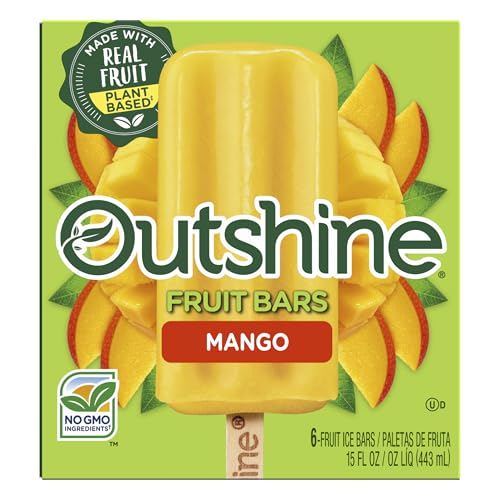 Outshine, Mango Frozen Fruit Bars, 6 count (Pack of 1)