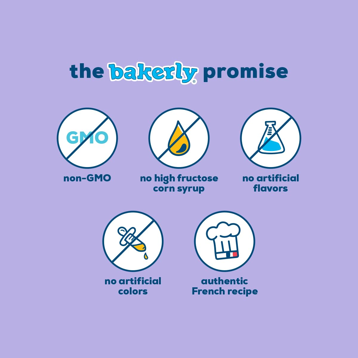 bakerly Peanut Butter and Grape Filled Crepes to go! Non GMO, Free from Artificial Flavors & Colors, Pack of 4, 6-Count (24 Tota