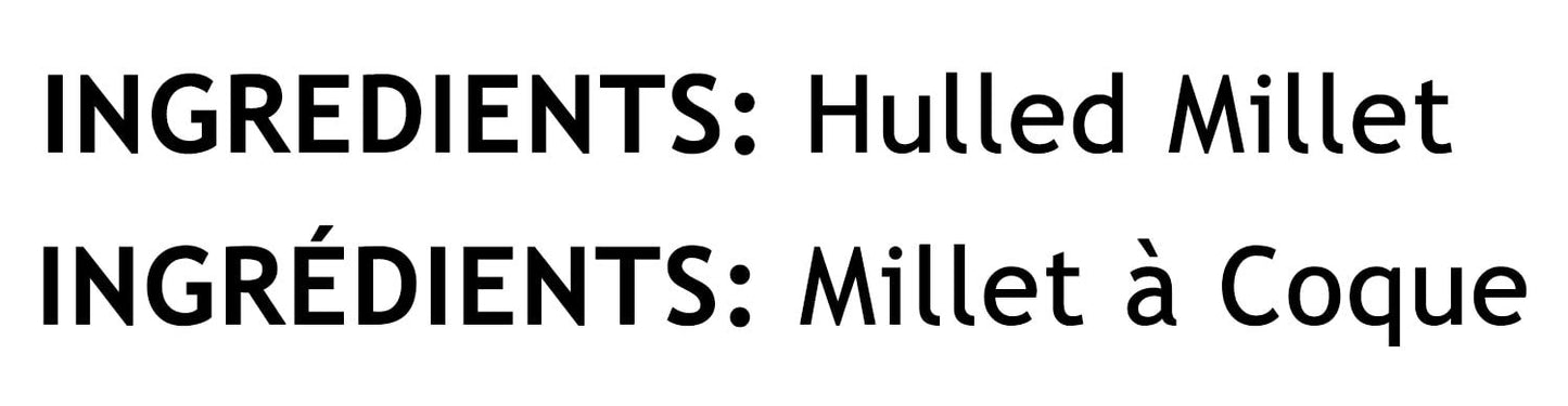 Hulled Millet, 6 Pounds - Whole Grain Seeds, Kosher, Raw, Bulk