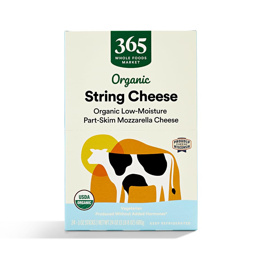 365 by Whole Foods Market, Organic String Cheese (24 Pack), 24 Ounce