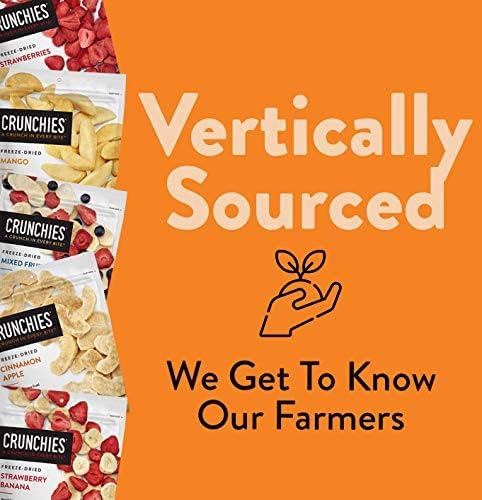 Crunchies Freeze-Dried Fruits, Tropical Variety Pack, 100% Natural, Non-GMO, Kosher, Pack of 6