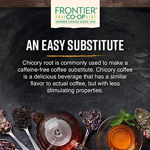 Frontier Co-op Organic Roasted Chicory Root Granules Coffee Substitute 11.99 oz Resealable Bag