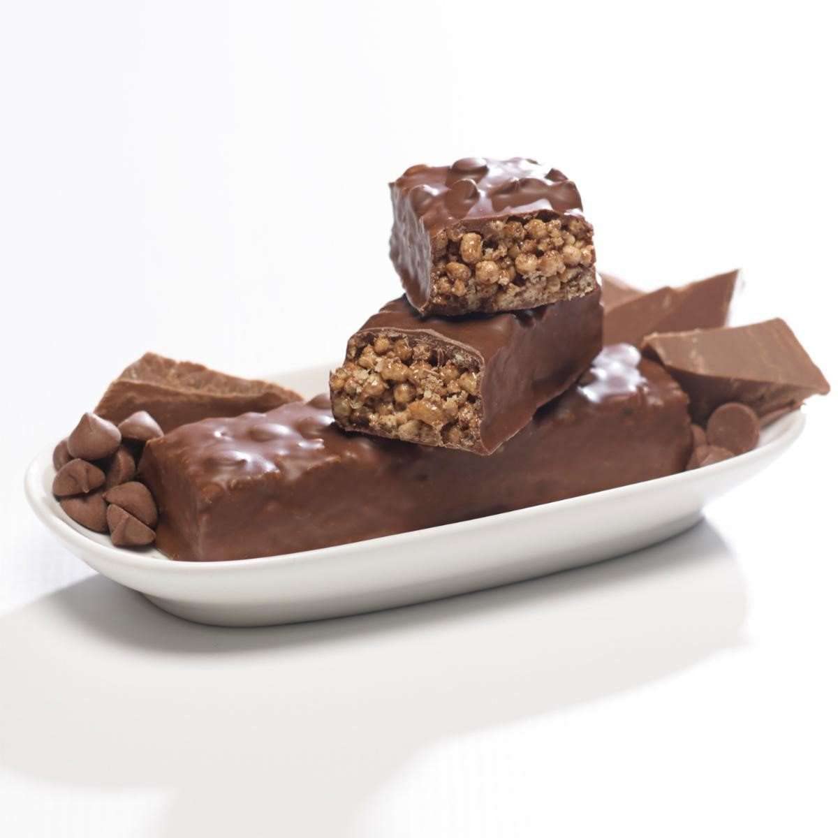 Proti-Thin Choc-A-Lot Chip Protein Bar, 15G Protein, Low Carb Diet Bar, Low Fat, No Gluten Ingredients, 7 Bars/Box