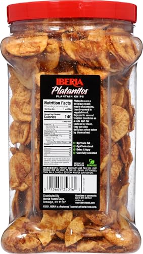 Iberia Maduritos Naturally Sweet Plantain Chips, 20 Ounce (Pack of 2)