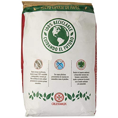 CRUZ DE MALTA Yerba Mate 2 Pack - 4.4lbs (2 Kilos) - Green, 2.2 Pound Size