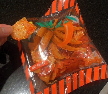 Chilli Tapioca Chips Classic Pack 35G X 8S - This Flaming Hot Munchies Will Leave You Wanting More!