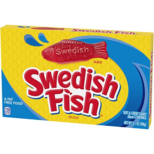 SWEDISH FISH Soft & Chewy Candy, 3.1 oz