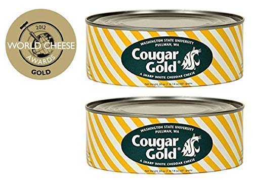 WSU Creamery Cougar Gold Cheese 30oz can (2-Can Pack)