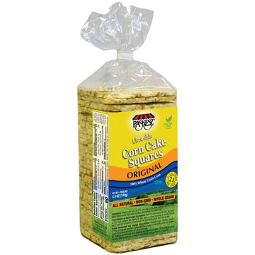 Only Kosher Candy Ultra Thin Corn Cake Squares, Gluten Free Cakes Original (Pack Of 3)