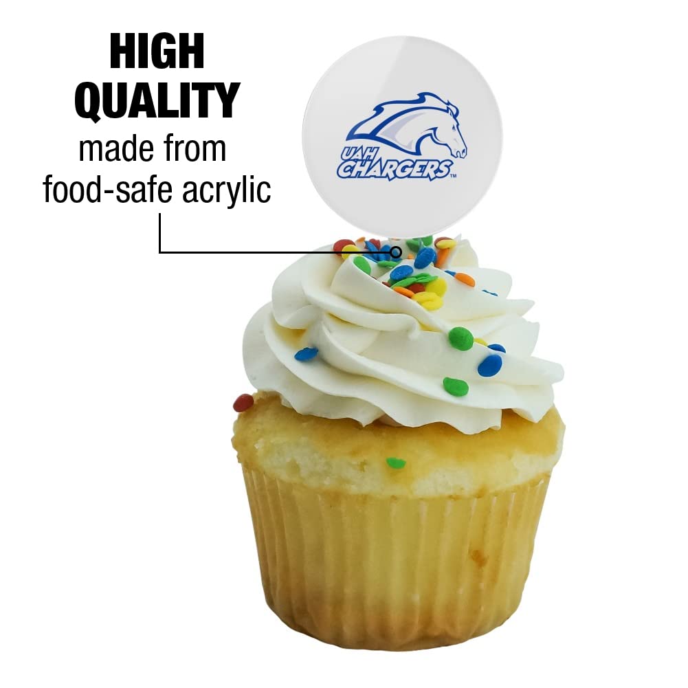 Uah Secondary Logo Cupcake Picks Toppers Decoration Set Of 6