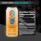 Gorilla Mind Energy Drink | Unmatched Energy  Amplified Focus | N-Acetyl-L-Tyrosine  Alpha-GPC  200mg Caffeine  Uridine  Saffron | 0 Sugar Or Artificial Colors | 16oz  12-Pack (Orange Ice Dream)