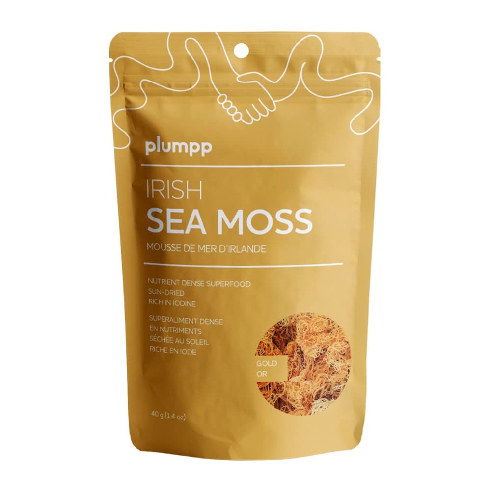 Plumpp Gold Irish Sea Moss, 40 GR
