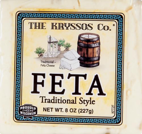 Kryssos Traditional Feta Cheese, 8 oz