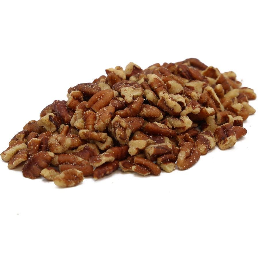 C.J. Dannemiller Pecan Pieces, Bulk 10 LB Box, Roasted & Salted, Chopped Pecans for Snacking, Mixed Nuts, Trail Mix