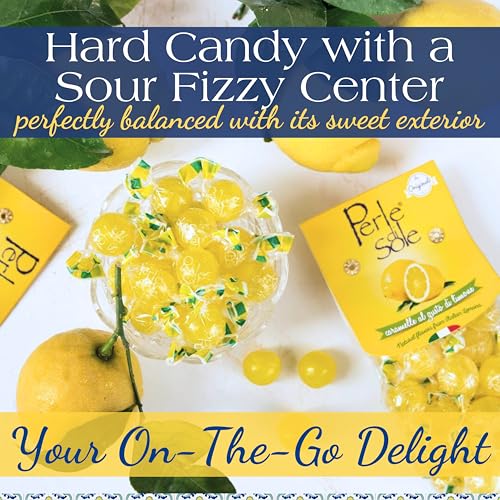 Perle di Sole Lemon Drops — Amalfi Coast IGP Hard Candy (7 oz / 200g)