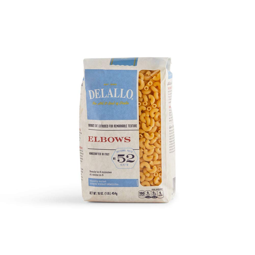 De Lallo BG11885 De Lallo Elbow Pasta No.52 - 16x16OZ