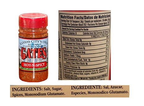 Gates BBQ Sauce and Dry Rub Variety Bundle - 4 Pack, 18.288 cm Size
