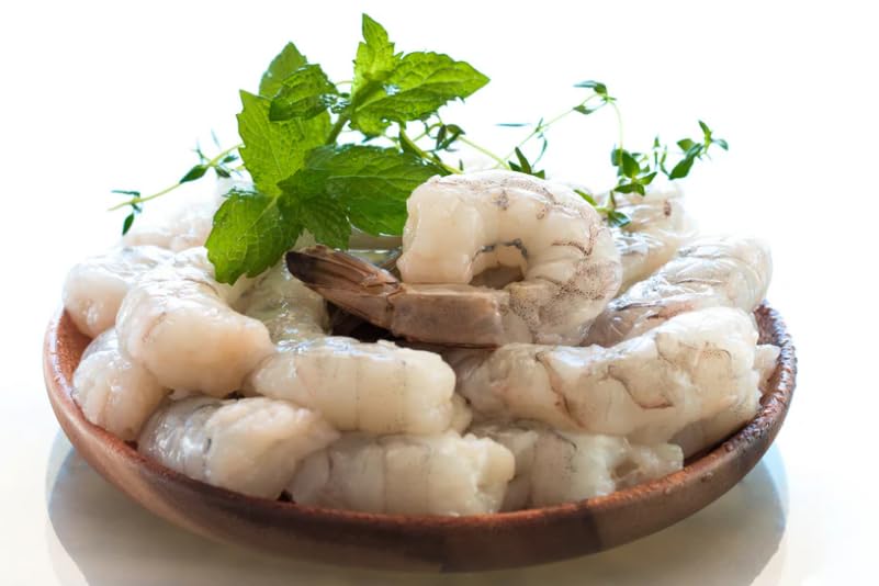 New York Steak & Seafood Wild-?aught Shrimp - Frozen Fresh Wild-caught Shrimp - Wild Caught Uncooked Shrimp - 96 oz. King Size (