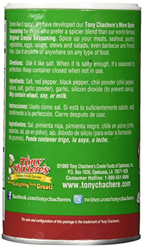 Tony Chachere'S Ssnng More Spice,7 Oz