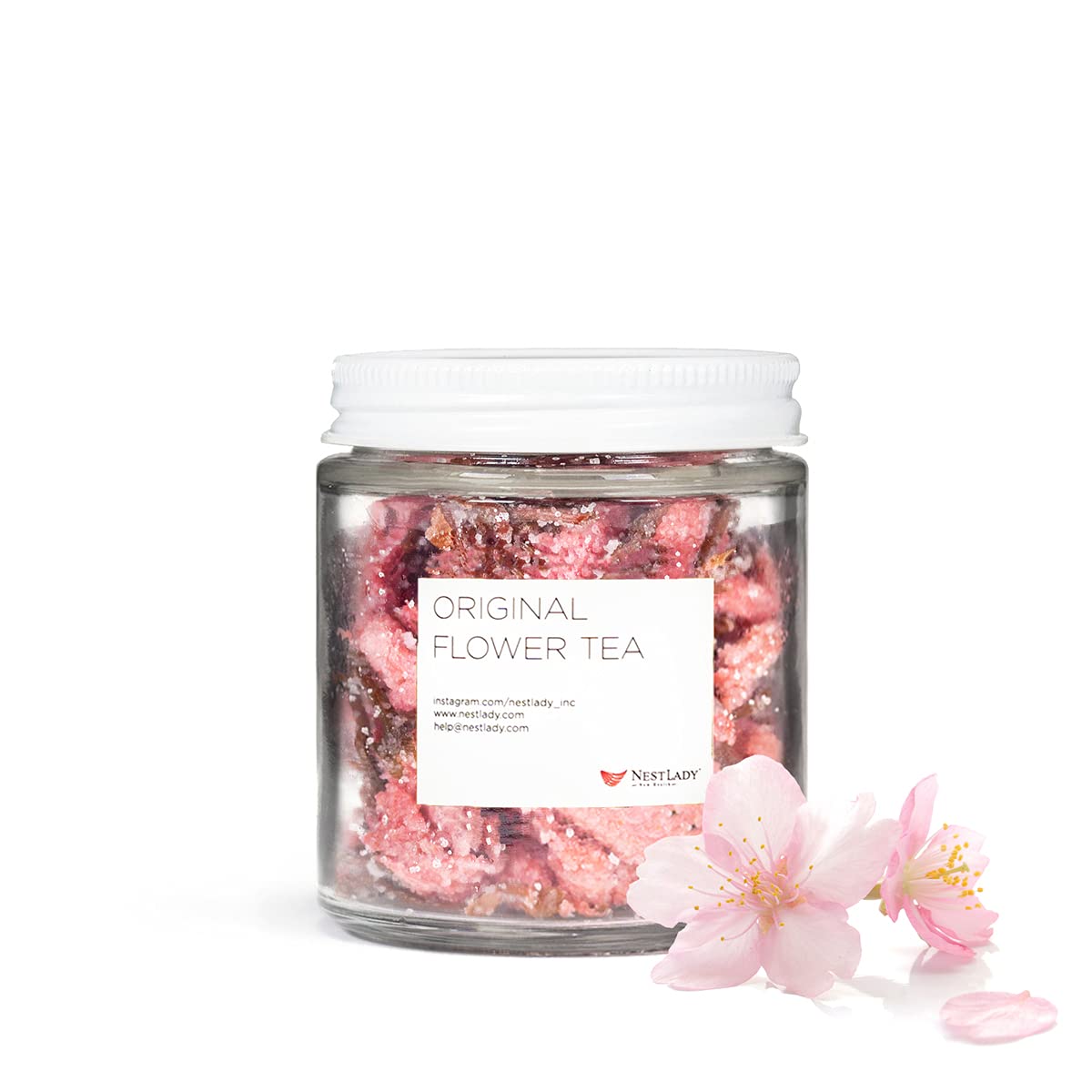 Nestlady Edible Salt Pickled Sakura, Pickled Sakura Cherry Blossoms, ????70G / 2.47Oz