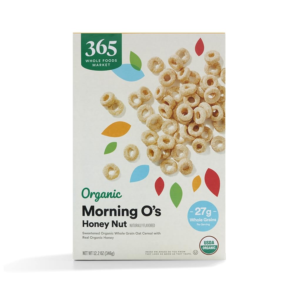 365 By Whole Foods Market, Organic Honey And Nut Morning Os Cereal, 12.2 Ounce