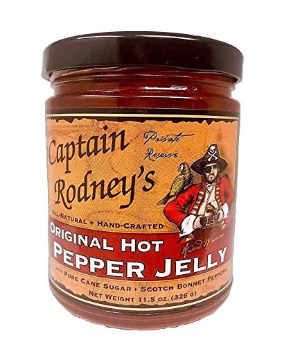 Captain Rodneys Private Reserve Jelly, Hot Pepper, 11.5 Ounce