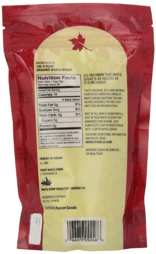Shady Maple Farms, Pure Maple Sugar, At Least 95% Organic, 8.8 Oz