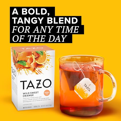 TAZO Herbal Wild Sweet Orange Tea - Pack of 3