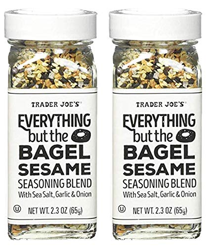 Trader Joes Everything but The Bagel Sesame Seasoning Blend 2.3 Oz (2-Bottle)