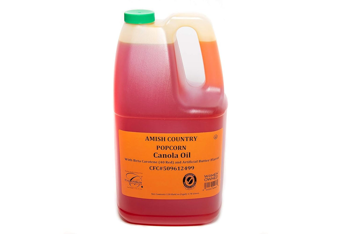 Amish Country Popcorn | Butter Flavored Canola Oil - 1 Gallon