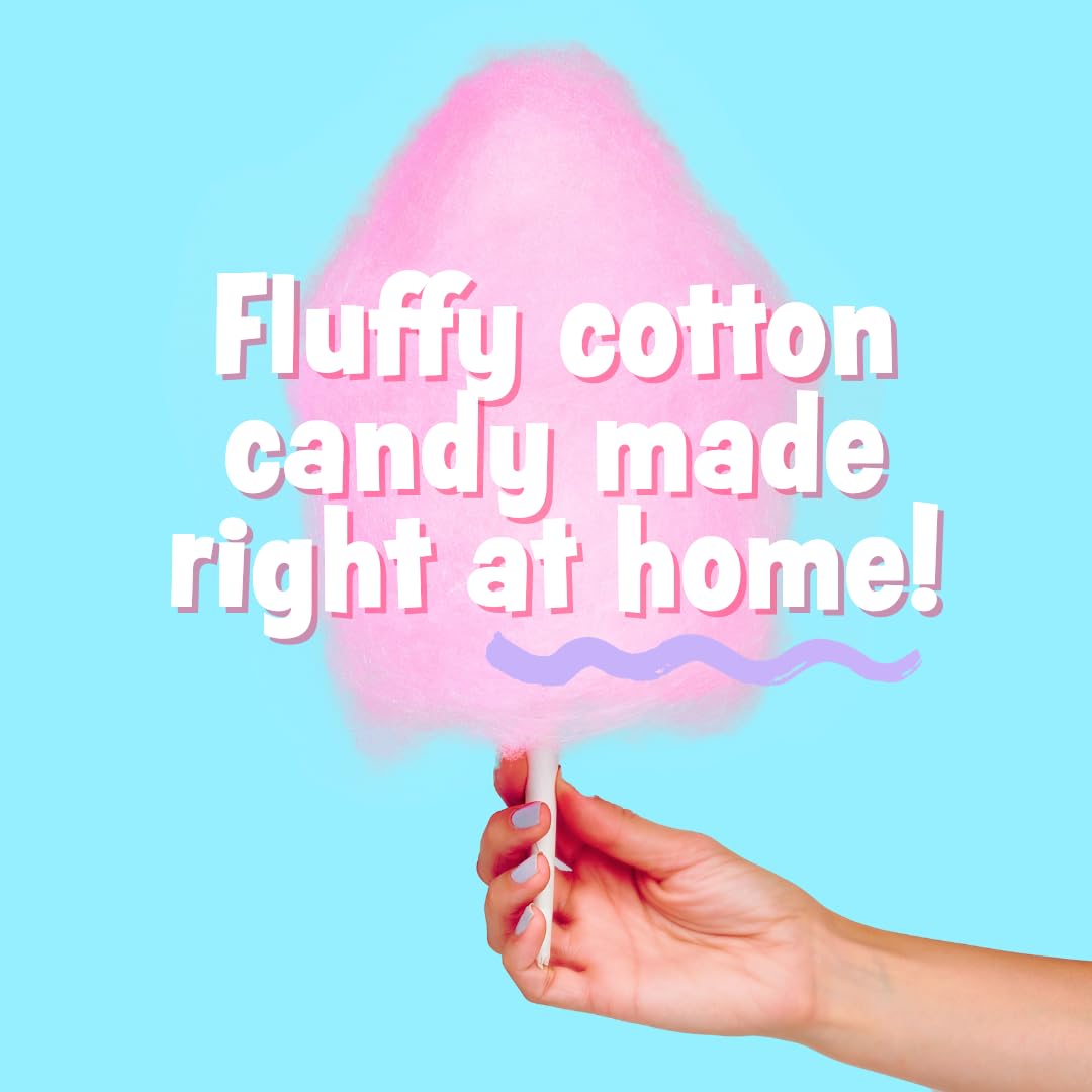 Cotton Candy Express Floss Sugar Variety Pack 5 - 11Oz Plastic Jars Of Lime, Watermelon, Pina Colada, Blue Raspberry, Pink Vanil