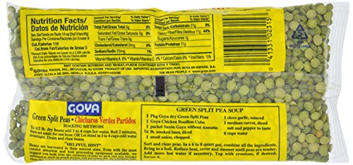 Goya Foods Goya Green Split Peas 14 Oz