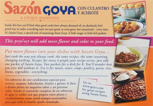 Goya Foods Saz  n Seasoning with Coriander & Annatto, 6.33 Ounce (Pack of 1)