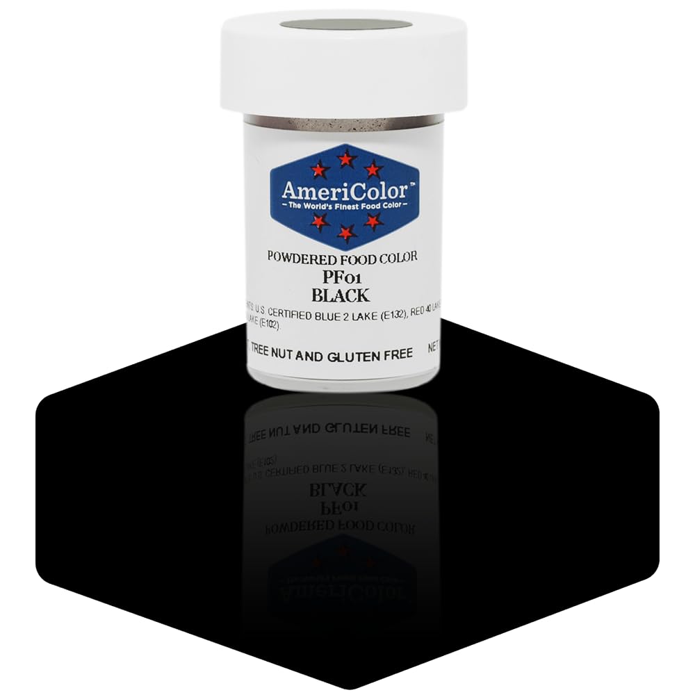 Americolor Powder Food Color, 3Gm, Black