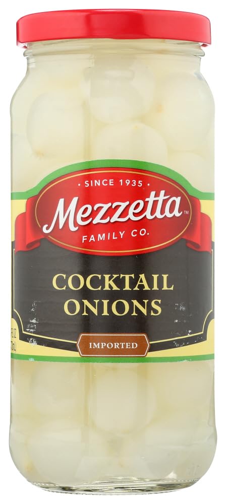 Mezzetta Imported Cocktail Onions 16 Ounce (Pack of 3)