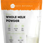Kate Naturals Dry Whole Milk Powder for Baking and Coffee (12oz) Dried Powdered Milk for mature-themeds. RBST-Free. Substitute For Liquid Milk. Milk Whole Powder for Milkshakes. Made In USA.