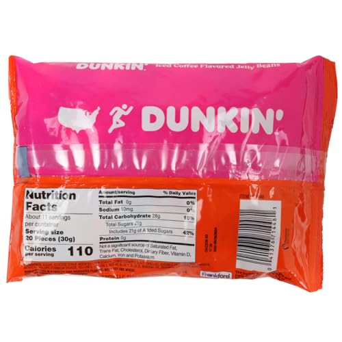 Dunkin Iced Coffee Easter Jelly Beans, 12 oz Bag (Pack of 2)
