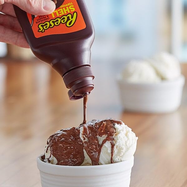 P & V Ice Cream Shell Topping Variety Pack – 3 Flavors, 2.58 Fl Oz (Pack of 3)