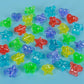 Plastic Glitter Rings, Assorted Colors and Designs- 144 Count