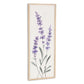 Lyulia Vertical Flowering Lavender Bouquet Wall Panel - Left
